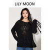LILYMOON【一字领珠片罩衫】夏季天丝亚麻镂空罩衫细闪 商品缩略图1