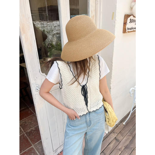 2505114    bash 黑边背心 全棉 商品图5