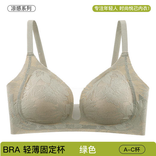 【轻奢蕾丝❗️无痕调整型内衣】羽翼支撑，稳定承托，防下垂，自然托举！网纱拼接深V性感文胸轻薄软支撑凉 商品图5