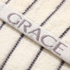 洁丽雅（Grace）毛巾礼盒A类抗菌纯棉套装商务送礼年会可绣字灰/白条纹 72*34运动 商品缩略图3