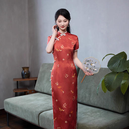 TZW-珍爱一生2025年春夏新款改良旗袍日常国风长款年轻款女装连衣裙 商品图0