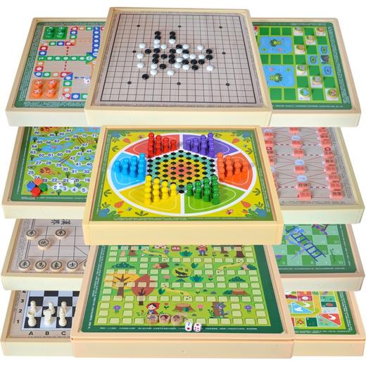 六一儿童节好物【多功能游戏棋！亲子互动】礼物多功能磁性游戏棋飞行棋五子棋磁吸小学生益智玩具。ry 商品图4