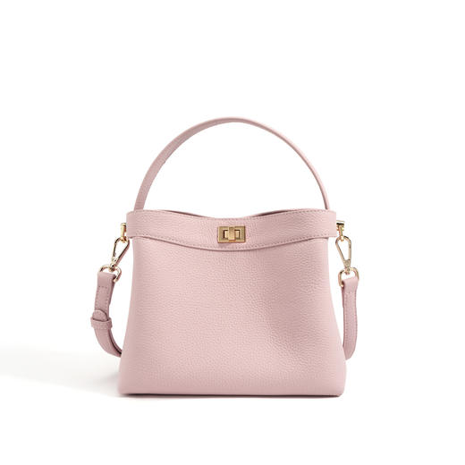 【预售3天】2025新款女士时尚百搭简约气质通勤质感纹理水桶斜挎包M7638 商品图4