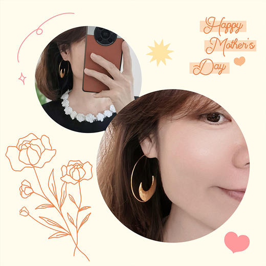 【非质量问题不退，谢谢理解】日月风麦纪 日月星辰|磨砂纹理 麦编|奢华细腻 微风|光滑质感 让自然常伴耳畔 商品图1