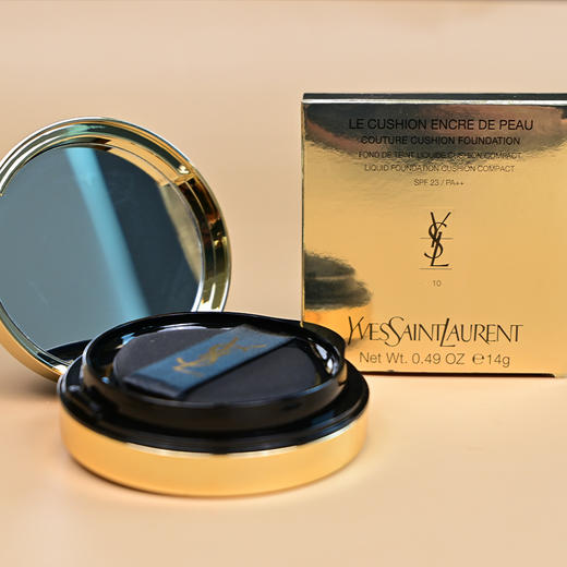 YSL圣罗兰黑皮革气垫14g 新明彩轻垫粉底液 #B10#B20 商品图3