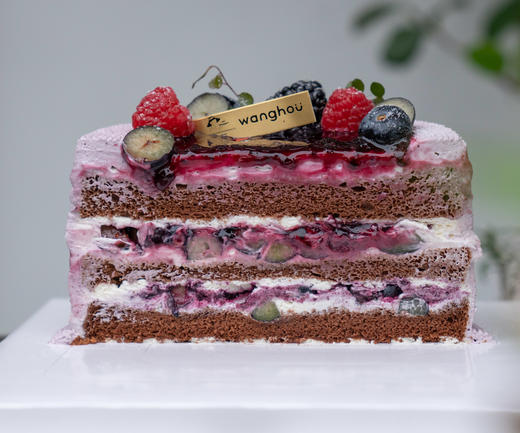 【莓果森林】风味蛋糕（提前6小时预定）蓝莓果酱+蓝莓优格奶油+现切蓝莓颗粒+黑加仑蓝莓双拼果酱，口感层次丰富。 商品图2