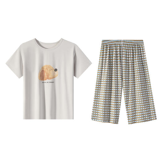 连绵·小狗印花儿童家居套装（男女同款） 商品图14