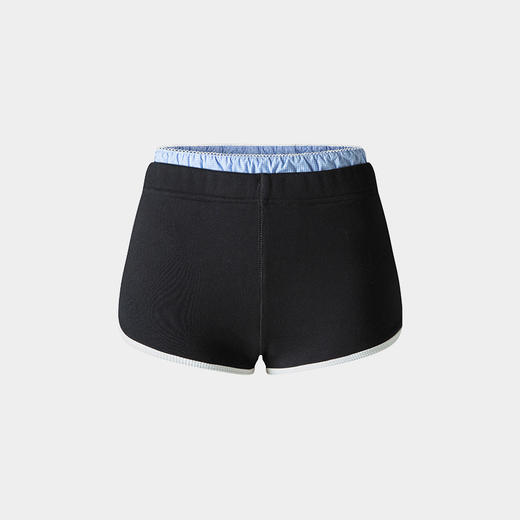 HERLIAN 2025夏季新品女士拼接双腰头设计运动短裤 商品图0