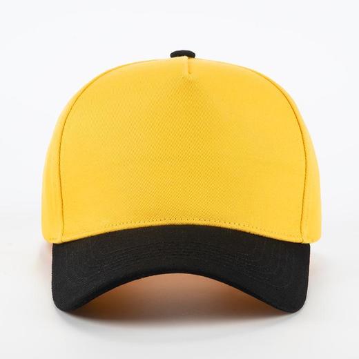 夏季帽子纯棉硬顶五片拼色棒球帽时尚百搭户外旅游遮阳防晒帽2021 商品图3