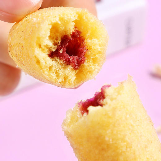 【19.9抢80包❗香芋牛乳米果卷】内层柔滑夹心谷物清香，香芋牛乳层层有滋味，双重口感爱不 释口，米香恒温烘焙独立包装休闲小零食食品散装QQ 商品图3