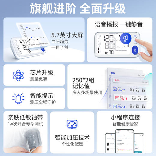 乐心智能血压计LS5 大屏血压计2288 商品图1