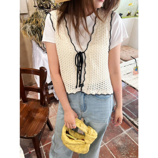 2505114    bash 黑边背心 全棉 商品图8