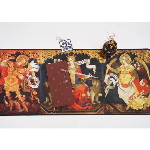 正义女神与天使祭坛绘画工作垫 商品图0