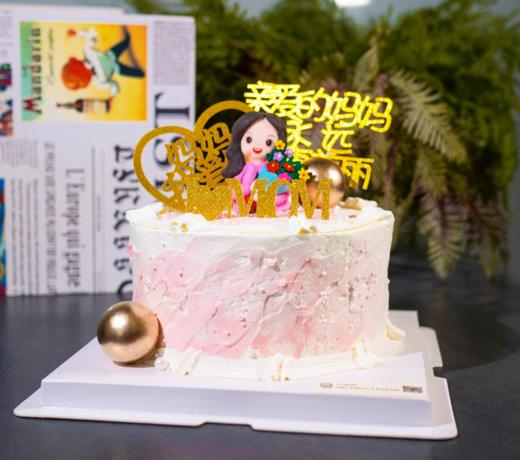 6寸 我的妈妈很美丽 乳脂奶油+芒果夹心 商品图0