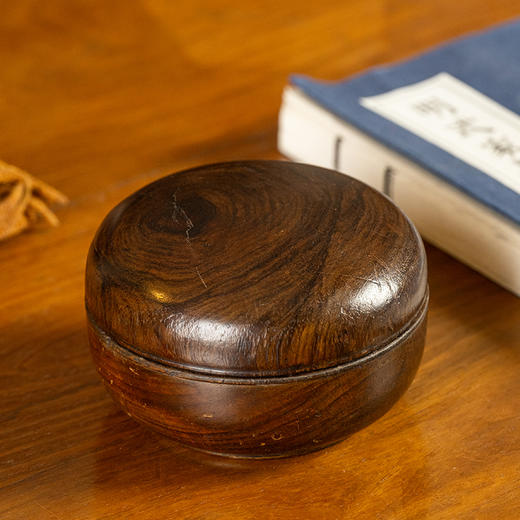 清早期	黄花梨一木整挖香盒 商品图1