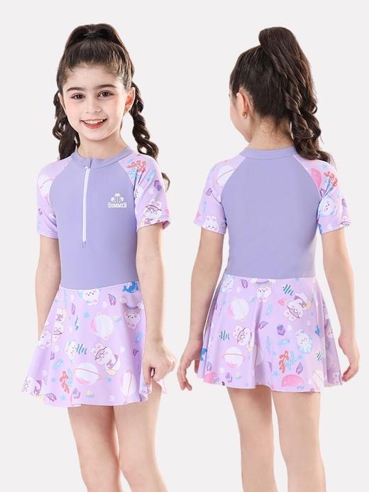 甜美女童连体速干泳衣 商品图5