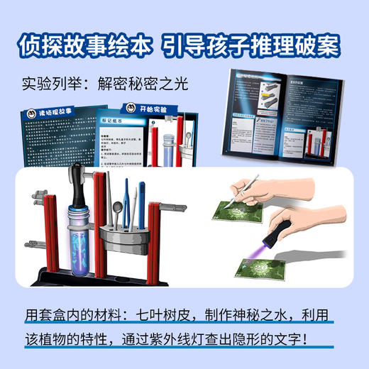 KOSMOS科乐多 《侦探实验室》 侦探玩具 适合8岁+ 综合性侦探体验 K632311 商品图6