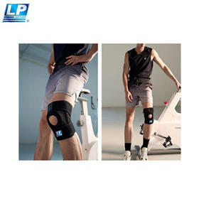 LP733CN专业透气运动护膝双弹簧支撑深蹲稳定髌骨半月板强减负均码
