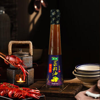 龙大【保真菜籽油】 食用油 非转基因 低芥酸 特香小榨 菜籽油 418ml /粮油调味 /食用油 /菜籽油 商品图1