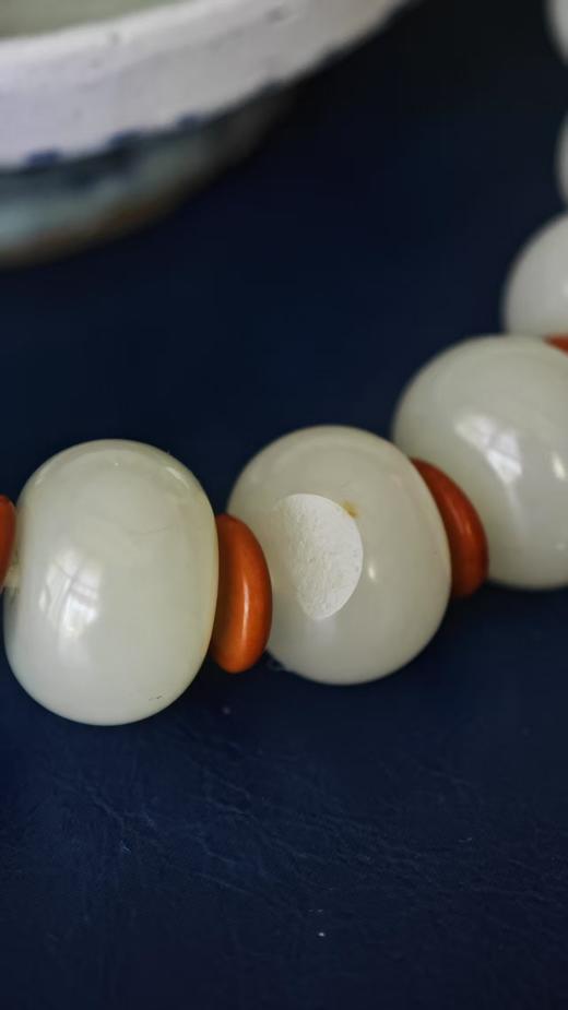 籽不语·宜之·和田玉平安扣手串【嘉石632】 商品图5