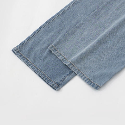 Grace&Glam 轻盈莱赛尔窄版拖地牛仔阔腿裤 商品图4