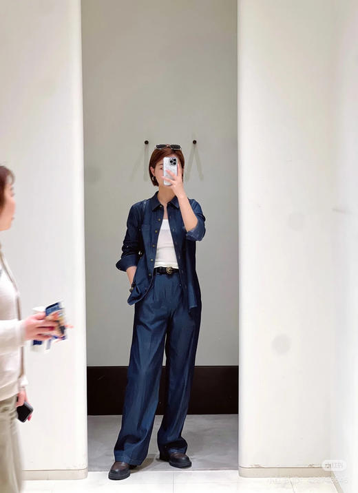 510-4 圆正 小禾 341款 超薄牛仔长裤 腰围77我穿29 宽松合适 商品图7