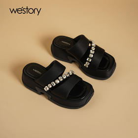 Westory2025轻便后底时髦拖鞋W25BJ62231