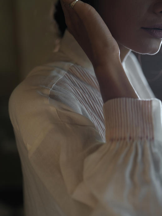 Jai  米白色印度棉加尔各答衬衫 商品图4