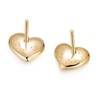 PIARA 新款欧美天然贝母女圆形心形简约耳钉EK34010 商品缩略图1