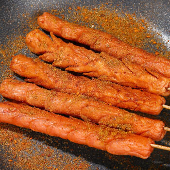 力诚火腿肠淀粉肠脆皮肠煎烤肠100g*20根箱装整箱烧烤野营批发摆摊 /粮油调味 /方便食品 /火腿肠 商品图0