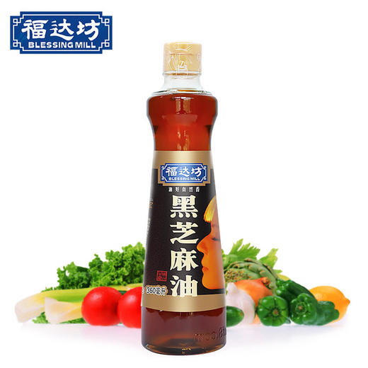 福达坊360ml%黑芝麻油*12瓶（6924497968732） 商品图1