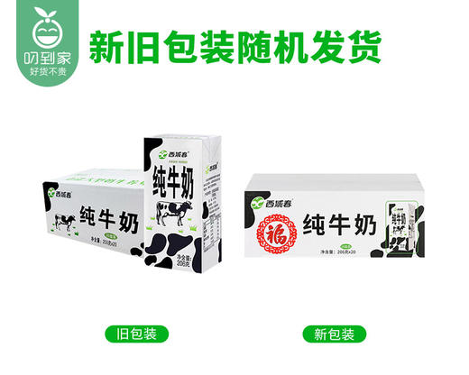 西域春纯牛奶（苗条砖）/1箱（206g*20盒）生产日期：10月13日左右 商品图1