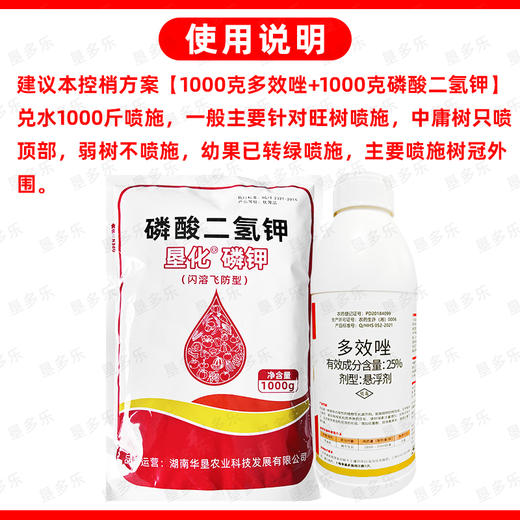 果树控夏梢控旺方案多效唑磷酸二氢钾促花专用叶面肥调节剂农用 商品图5