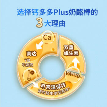 妙可蓝多钙多多Plus儿童奶酪棒阳光青提味90g/5支 7倍牛奶钙 VA+VD 常温 /粮油调味 /奶酪黄油 /奶酪/奶酪制品 商品图5