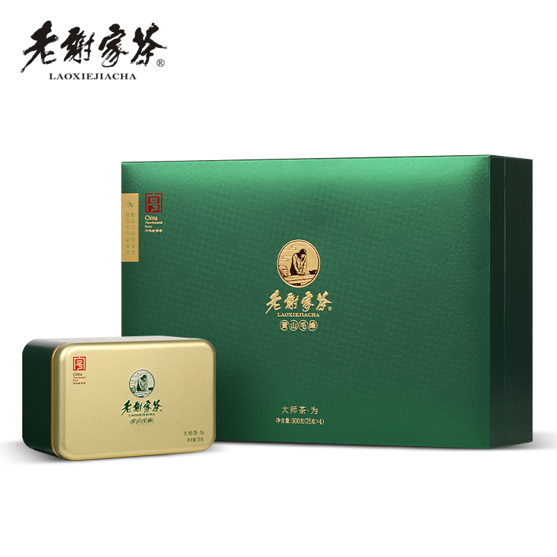 老谢家茶 黄山毛峰 谢四十大师茶为字礼盒 300g