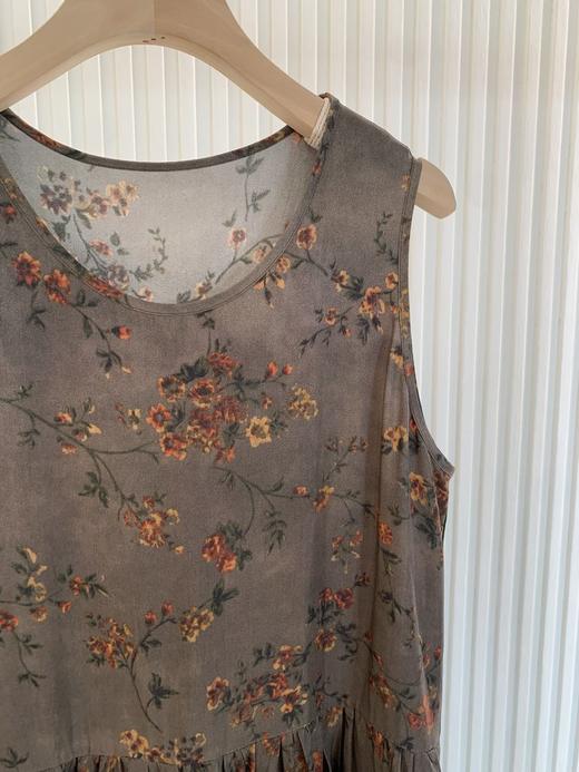 【高品质私服】【UW铜氨丝复古小碎花背心连衣裙】奢雅触感，亲肤悦己，释放随性洒脱之美G1287【无标出货 介意慎拍】CC 商品图12