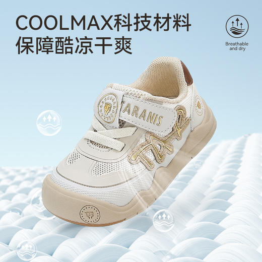 泰兰尼斯稳稳鞋Pro春季新款童鞋透气学步鞋男童经典款机能鞋女童 T26T5A6305 商品图1