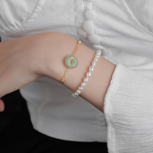 CROCUS平安扣岁岁平安简约时尚手链CRSB0063 商品图2