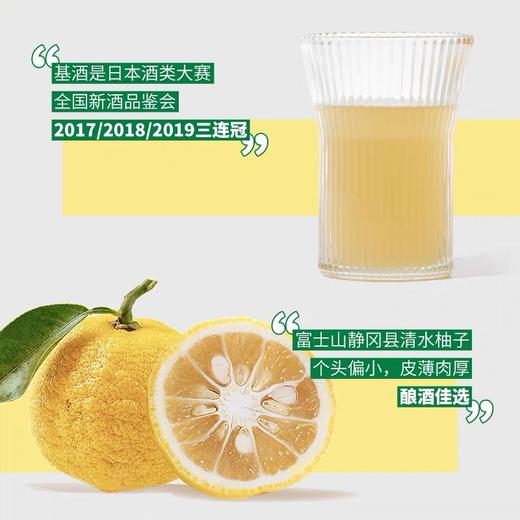 【礼想心动】银雫 九颗柚子纯米柚子酒 720ml 果酒无香精0添加 商品图3