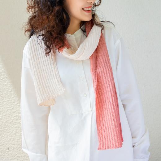 【ZAIKI西阵织】京都西阵织双色长丝女士围巾 商品图1