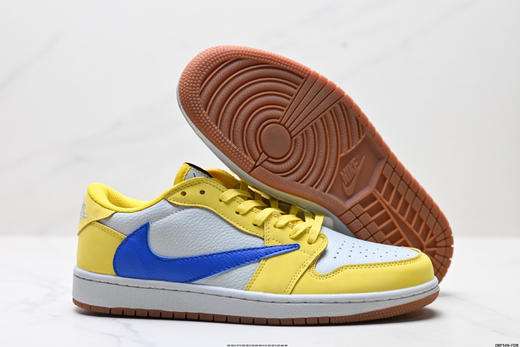耐克乔丹Travis Scott x Air Jordan 1低帮休闲运动板鞋DM7866-452男女鞋 商品图4