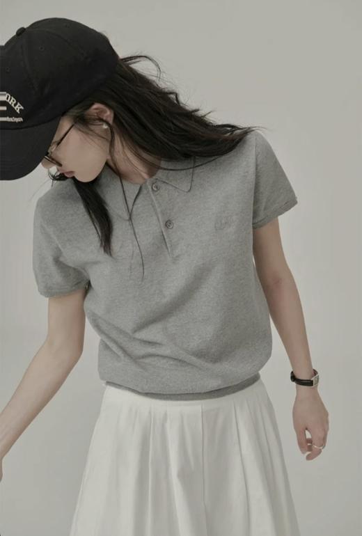 ✨2025新款经典2.0薄料【莱赛尔天丝针织短袖t恤POLO衫】精致知识分子穿搭必备经典POLO衫，人人皆可驾驭! 商品图1