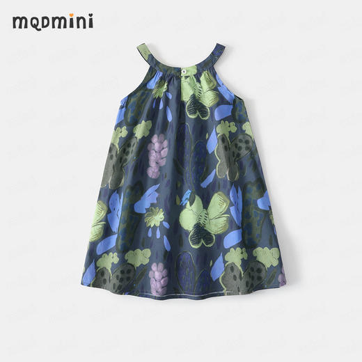 【MQDmini】【90-140】女童夏季短袖满印连衣裙背心裙子 商品图5