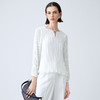 EITIE爱特爱夏季新款气质网纱飘逸慵懒通勤直筒衫上衣7813521 商品缩略图3