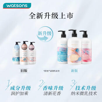 屈臣氏烟酰胺焕采保湿润肤露500毫升 深层补水焕采身体乳润体乳滋润礼品 商品图4