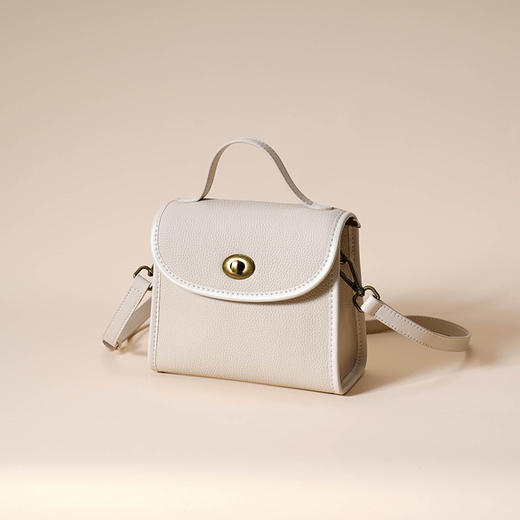 【预售3天】潮款包女2025新款百搭时尚高级感手提小方包个性单肩斜挎包6147-D 商品图5