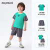 【2件套】【MQDmini】【90-140】男童夏季撞色短袖短裤套装（95%棉 5%氨纶） 商品缩略图2
