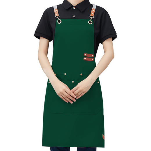防水帆布围裙现货耐脏耐磨透气厨房餐饮服务员印字logo可定 制 商品图4