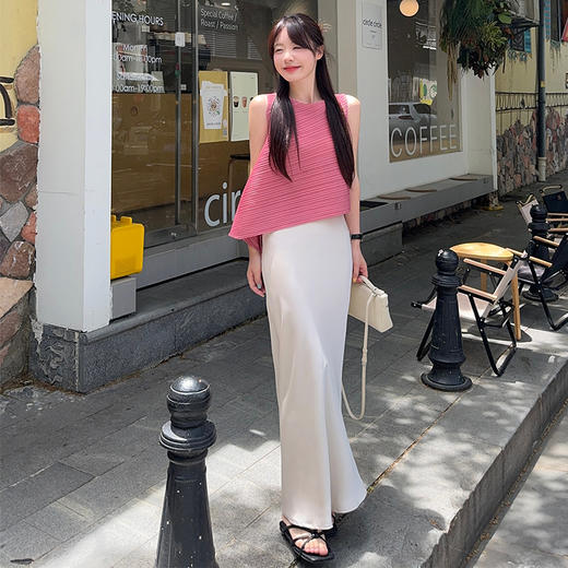 西遇半身裙女夏季新款设计感鱼尾半身裙SS050661 商品图1