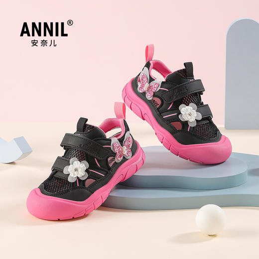ANNIL/安奈儿夏季女童休闲防滑透气百搭公主时尚运动鞋HG5206289 商品图1